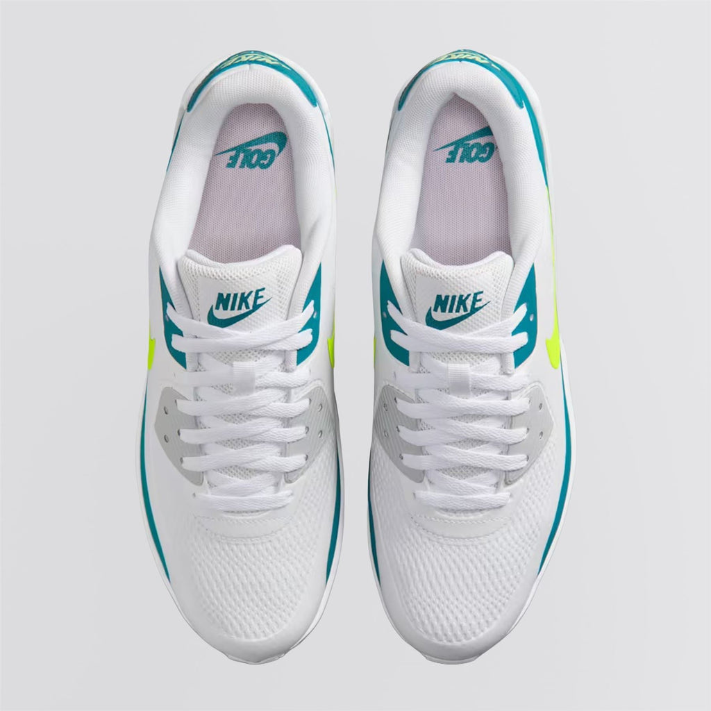 Air Max '90 Spikeless Golf Shoes White/Volt/Bright Spruce