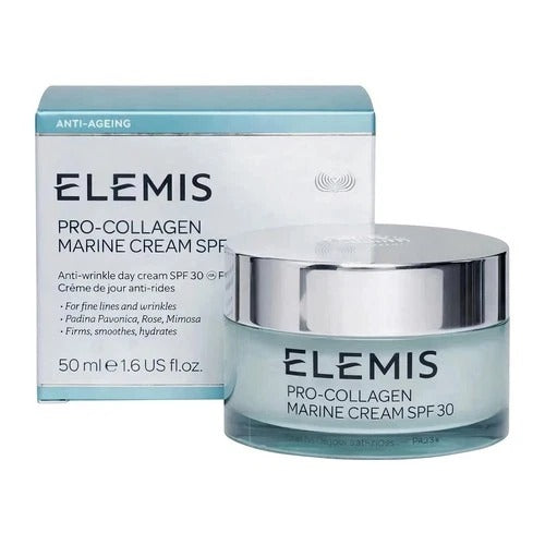 ELEMIS Pro-Collagen Marine Cream SPF 30 – Anti-Wrinkle Hydrating Day Cream, 50ml