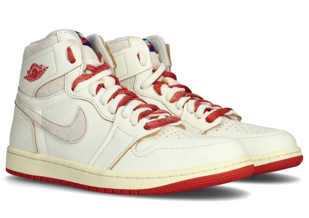 Air Jordan 1 Retro High Rare Air Sail Cinnabar WMNS