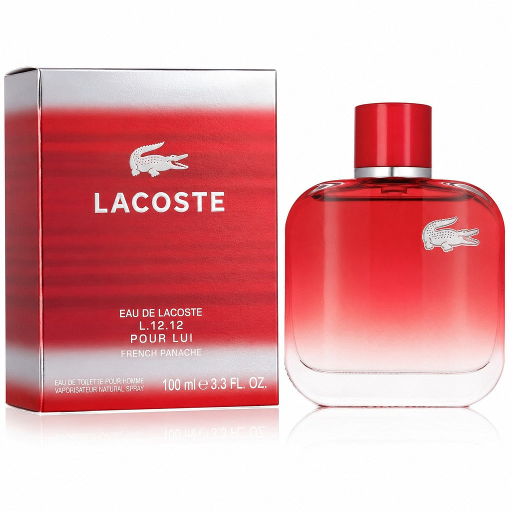 Lacoste L.12.12 Pour Lui French Panache Eau de Toilette for Men – 3.3 oz / 100 ml