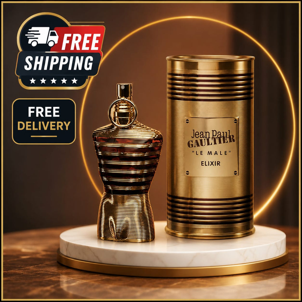 Jean Paul Gaultier Le Male Elixir Parfum for Men, 2.5 oz / 75 ml